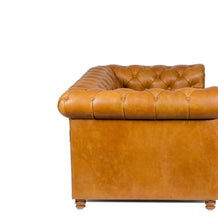 Load image into Gallery viewer, Gentleman&#39;s Club Two Seater Chesterfield Sofa
