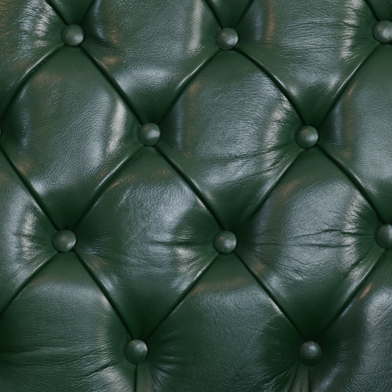 Heritage Wing Chair- Bottle Green