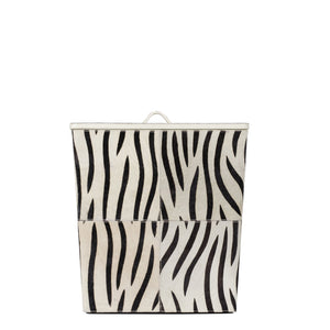 Sofia Genuine Hair-on Leather 20 L Laundry Bin