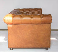 Gentleman's Club Three Seater Chesterfield Sofa