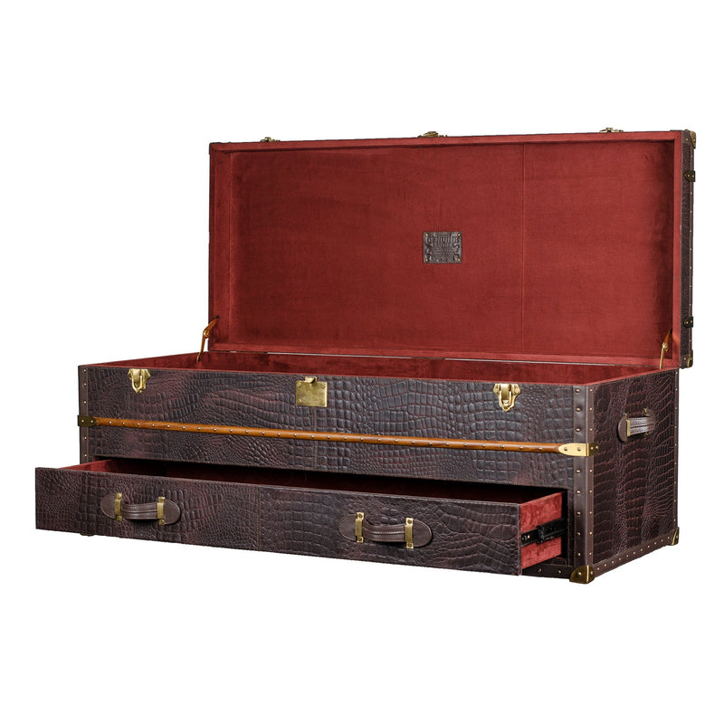 Vintage Streamer Trunk Chest cum Coffee Table