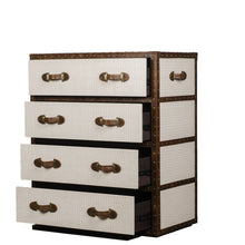 Load image into Gallery viewer, Vintage Trunk Chest of Drawers - Cream
