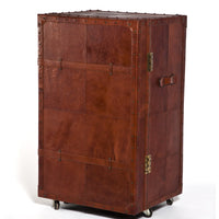 Single Door Trunk Bar - Vintage Brown