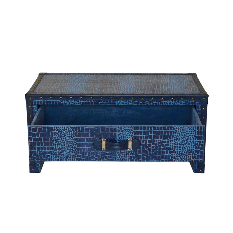 Bed Side Table - Vintage Blue