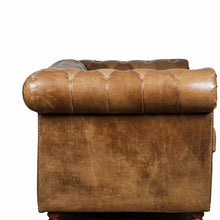 Load image into Gallery viewer, Gentleman’s Club Three Seater Chesterfield Sofa
