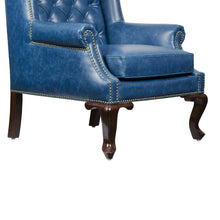 Load image into Gallery viewer, Heritage Wing Chair in Blue
