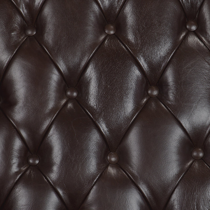 Directors Wing Chair in Espresso Brown