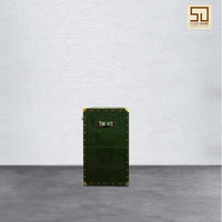 Vintage Trunk Cabinet - Bottle Green