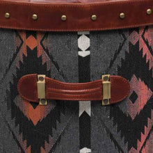 Load image into Gallery viewer, Traditional Textile Round Pouffe
