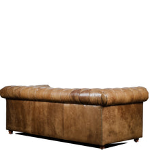 Load image into Gallery viewer, Gentleman’s Club Three Seater Chesterfield Sofa
