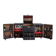 Load image into Gallery viewer, Manhattan Potable Bar Console- Black
