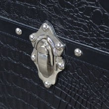 Load image into Gallery viewer, Vintage Trunk Coffee Table in Black Leather
