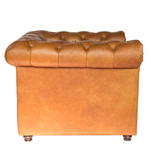 Load image into Gallery viewer, Gentleman&#39;s Club Single Seater Chesterfield Sofa
