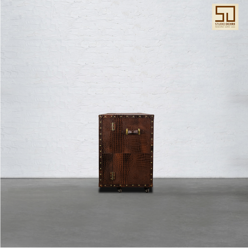 Manhattan Potable Bar Console - Espresso Brown