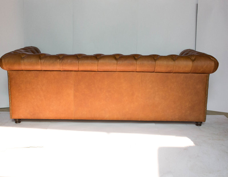 Gentleman's Club Three Seater Chesterfield Sofa