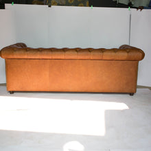Load image into Gallery viewer, Gentleman&#39;s Club Three Seater Chesterfield Sofa
