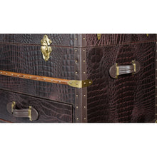 Load image into Gallery viewer, Vintage Streamer Trunk Chest cum Coffee Table
