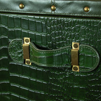 Vintage Trunk Cabinet - Bottle Green