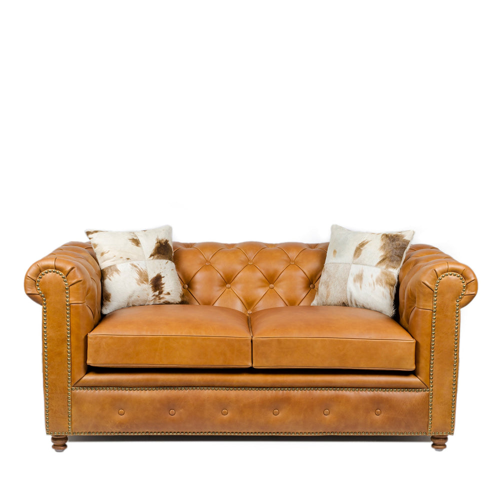 Gentleman's Club Two Seater Chesterfield Sofa