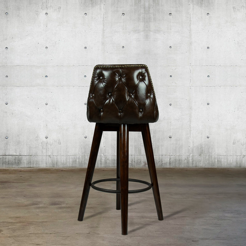 Manhattan Bar Stool with Curved Back