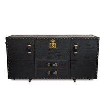 Load image into Gallery viewer, Manhattan Potable Bar Console- Black
