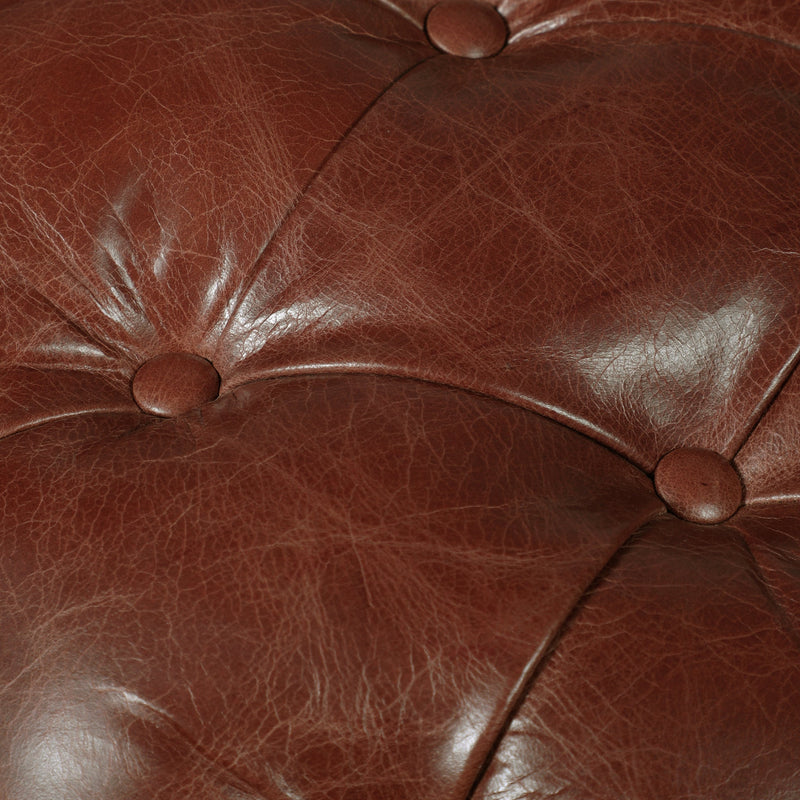 Heritage Wing Reading Chair with Foot Stool