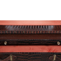 Heritage Trunk Bar on Stand - Vintage Brown Tan