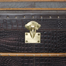 Load image into Gallery viewer, Vintage Streamer Trunk Chest cum Coffee Table
