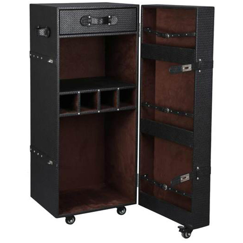 Single Door Trunk Bar - Black