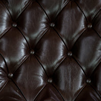 Churchill Leather Reading Chair with Foot Stool