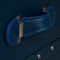 Long Seating and Storage Trunk - Vintage Blue