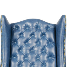 Load image into Gallery viewer, Heritage Wing Chair in Blue
