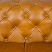 Gentleman's Club Two Seater Chesterfield Sofa
