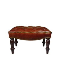 Heritage Wing Reading Chair with Foot Stool
