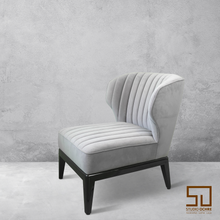Load image into Gallery viewer, Directors Wing Chair in Espresso Brown
