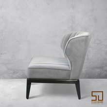 Load image into Gallery viewer, Directors Wing Chair in Espresso Brown
