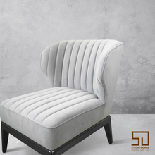 Load image into Gallery viewer, Directors Wing Chair in Espresso Brown
