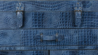 Heritage Trunk Bar Cart - Blue