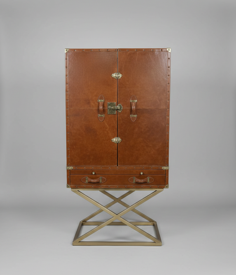 Vintage tan bar on Stand