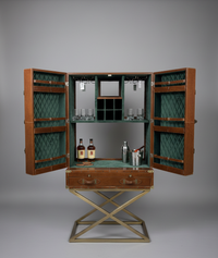 Vintage tan bar on Stand