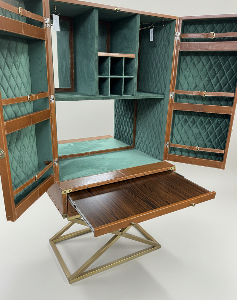 Vintage tan bar on Stand