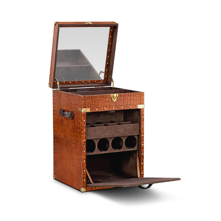 Gentleman’s Whisky Bar - Vintage Tan