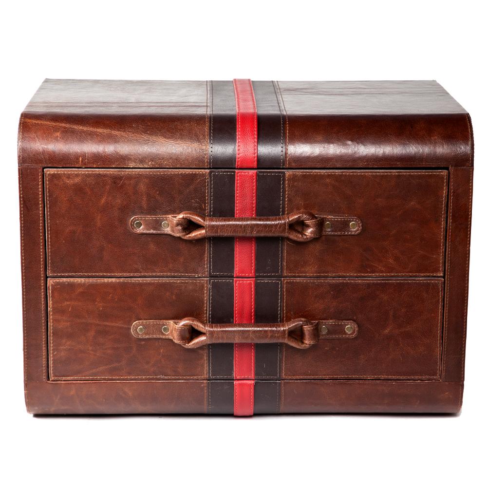 Bed Side Table - Vintage Brown