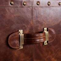 Heritage Mini Trunk Bar - Vintage Brown