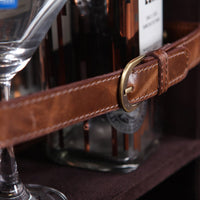 Heritage Mini Trunk Bar - Vintage Brown