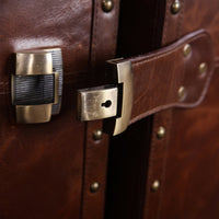 Heritage Mini Trunk Bar - Vintage Brown