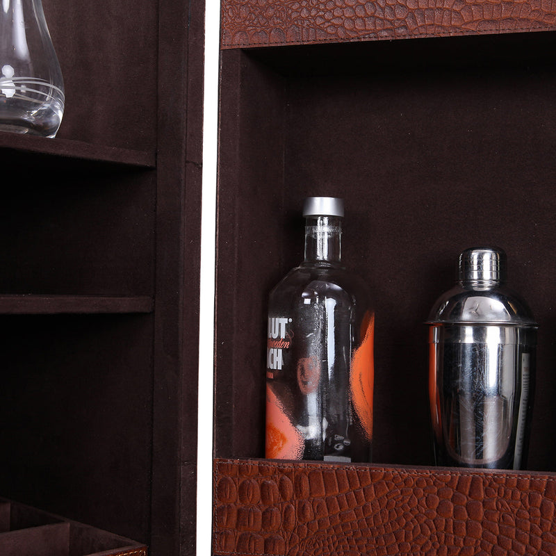 Heritage Trunk Bar - Vintage Tan