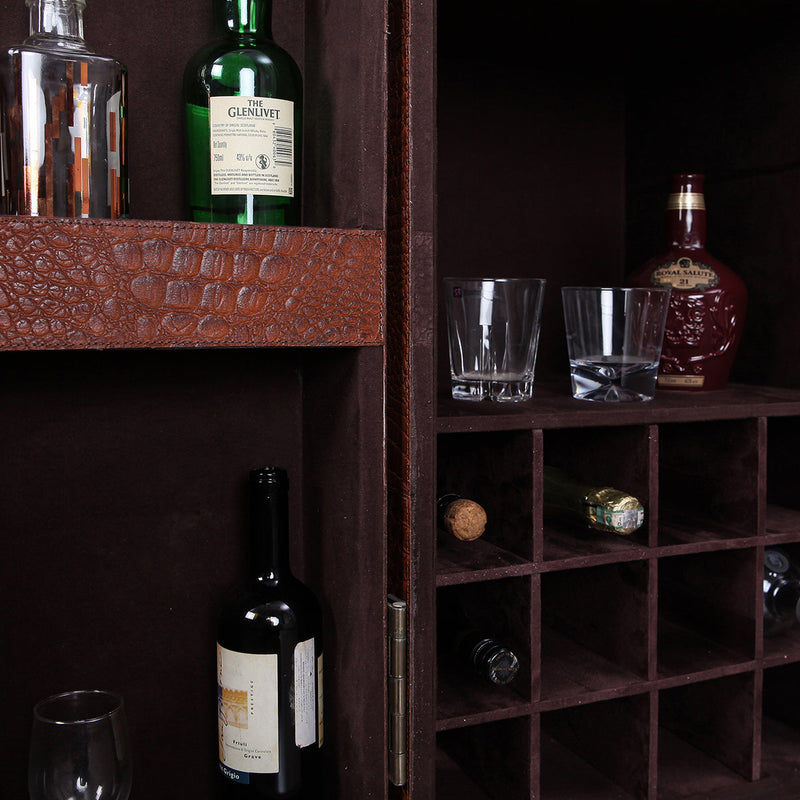 Heritage Trunk Bar - Vintage Tan