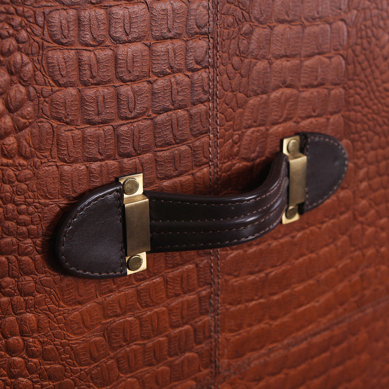 Heritage Trunk Bar - Vintage Tan