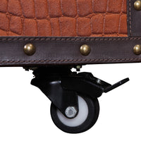 Heritage Trunk Bar - Vintage Tan